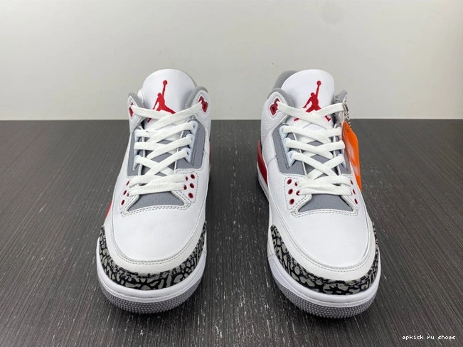 Rep FastDry  3 Fire Red Jordan 3830 DN3707- Retro 1025
